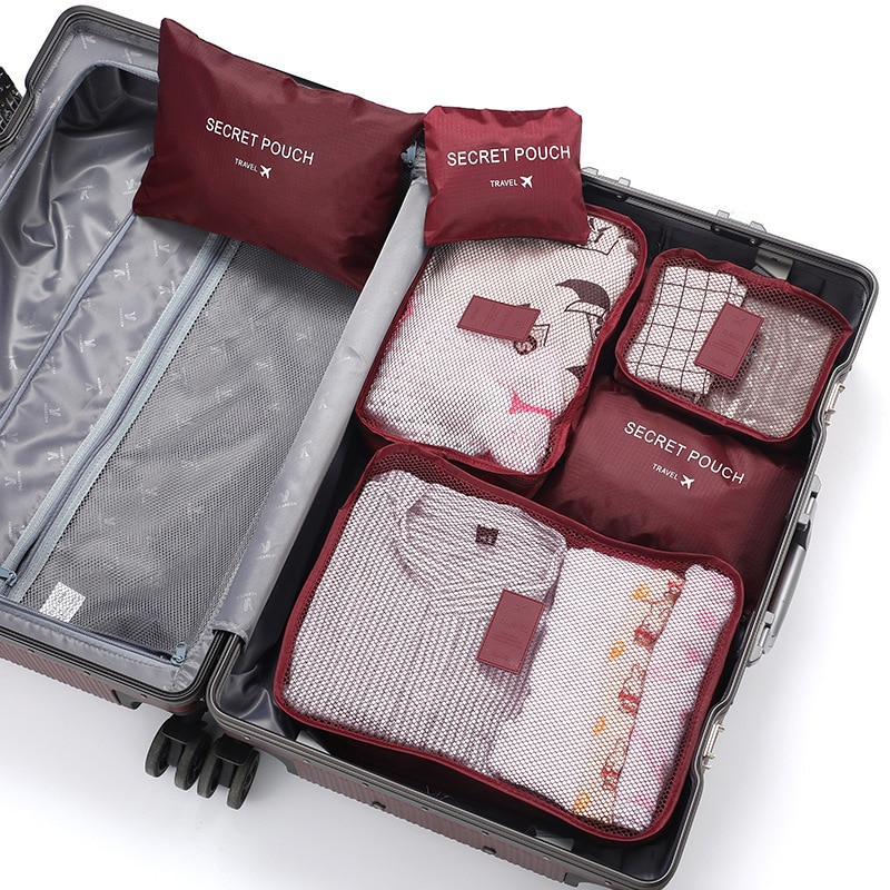 Kit Bolsas Organizadoras Para Viagem
