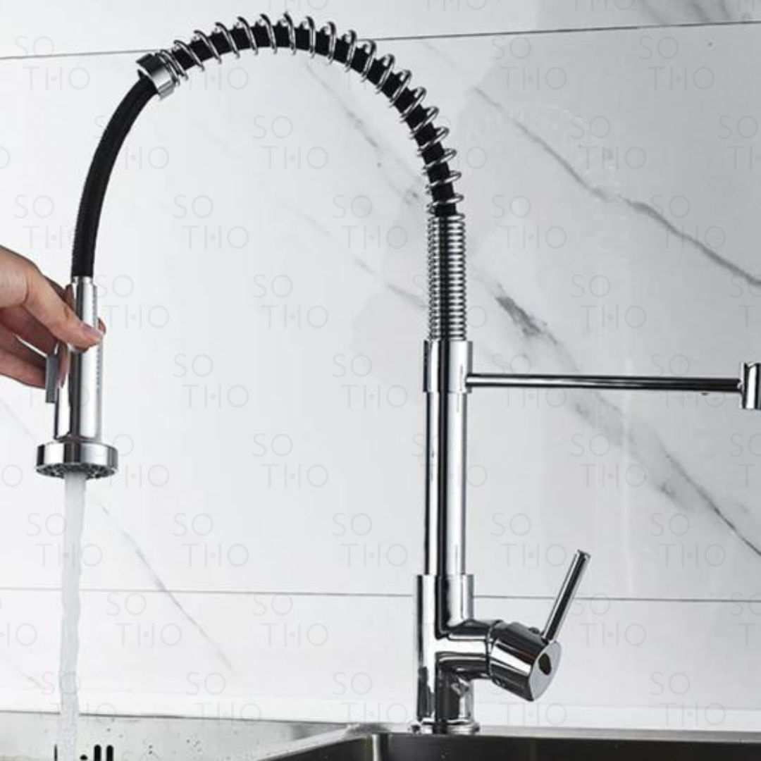 Torneira de Cozinha Misturadora Monocomando com Rotação Em 360º - 04 Cores Disponíveis
