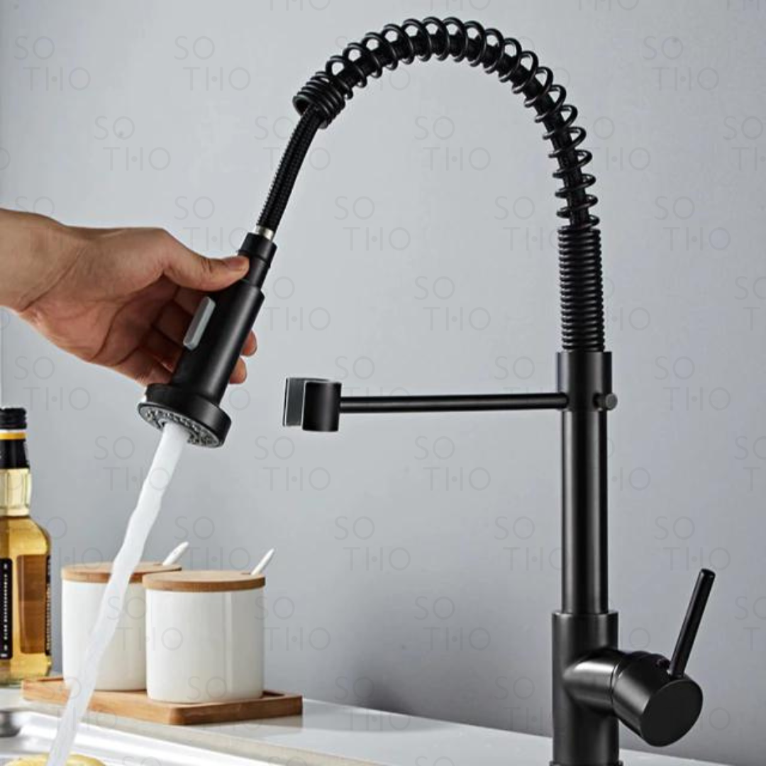 Torneira de Cozinha Misturadora Monocomando com Rotação Em 360º - 04 Cores Disponíveis