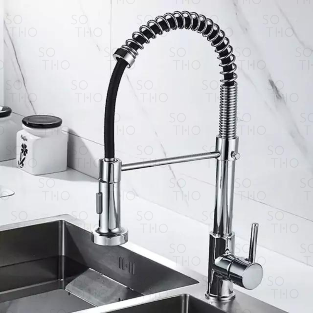 Torneira de Cozinha Misturadora Monocomando com Rotação Em 360º - 04 Cores Disponíveis