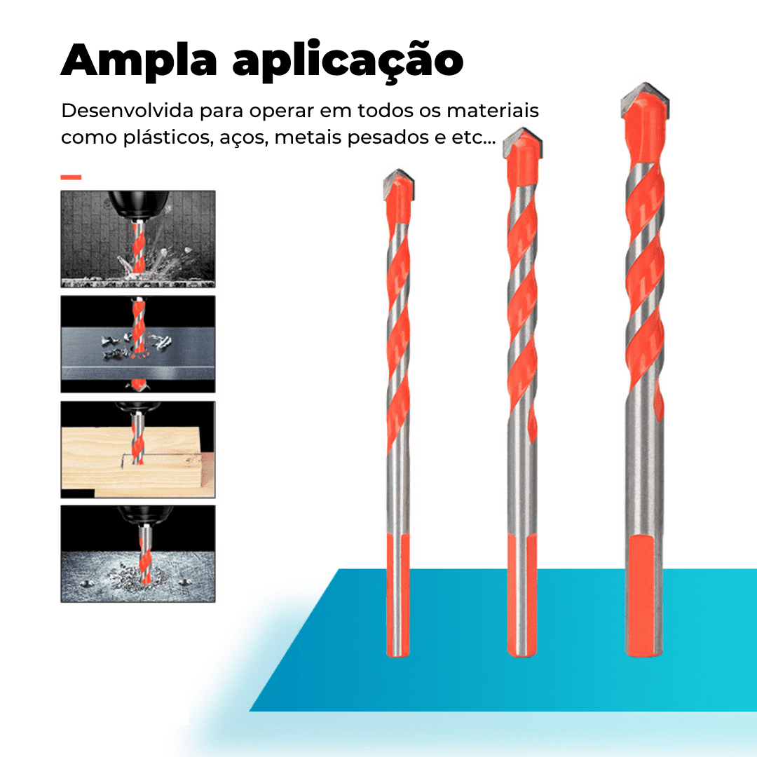 Brocas Diamantada Profissional | Kit Completo