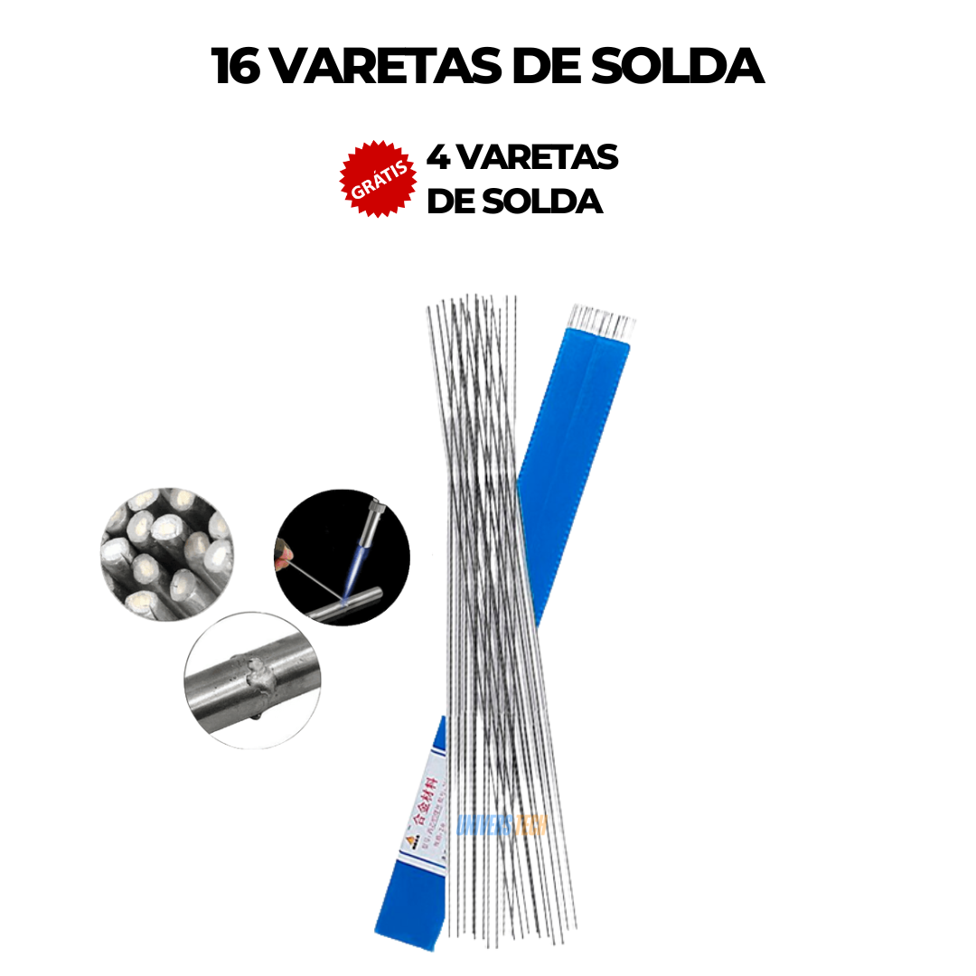Kit Completo de Solda Premium + Maçarico e Brindes Exclusivos | Solda PowerMax 4.0