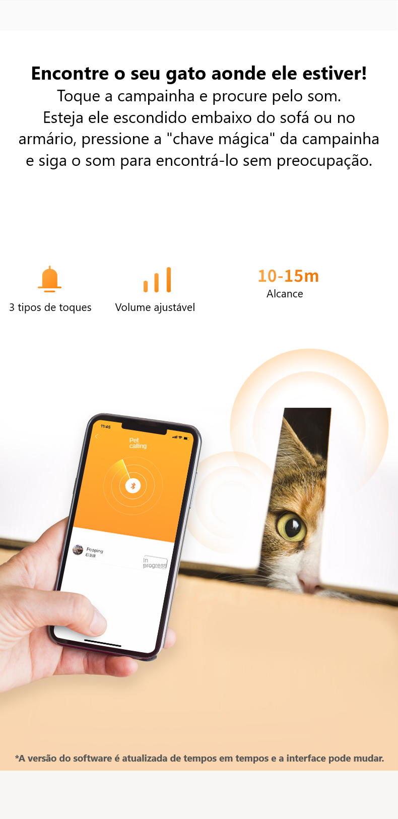 Coleira Inteligente Rastreável com Monitoramento de Saúde - PetSafe