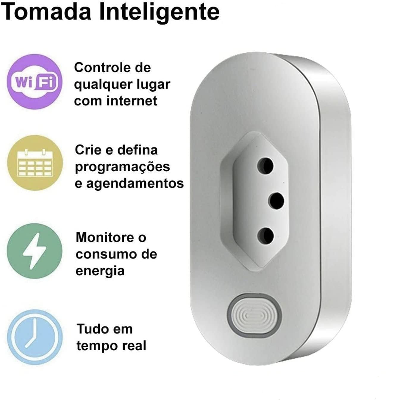 Tomada inteligente Smart Home | Controle por voz