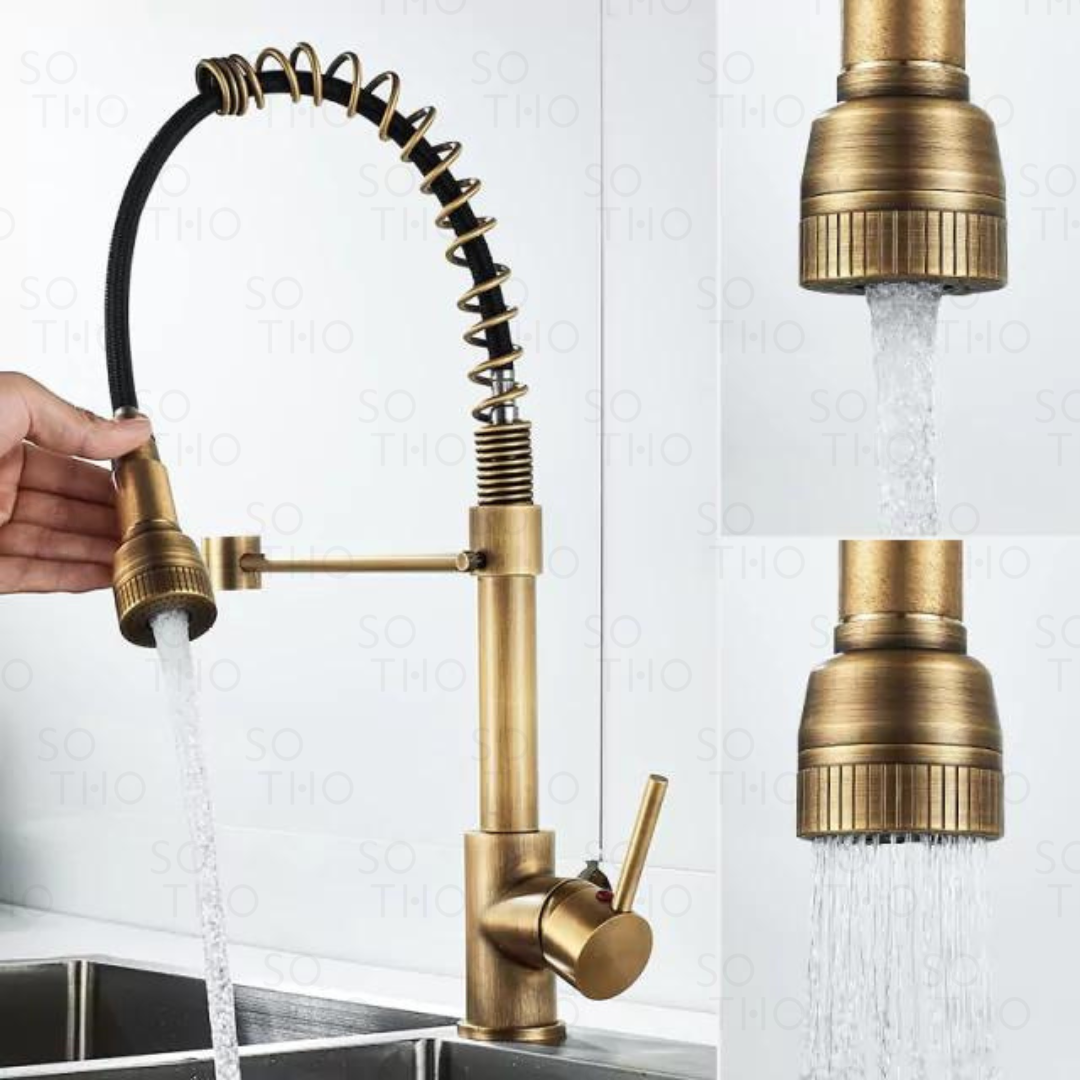 Torneira de Cozinha Misturadora Monocomando com Rotação Em 360º - 04 Cores Disponíveis