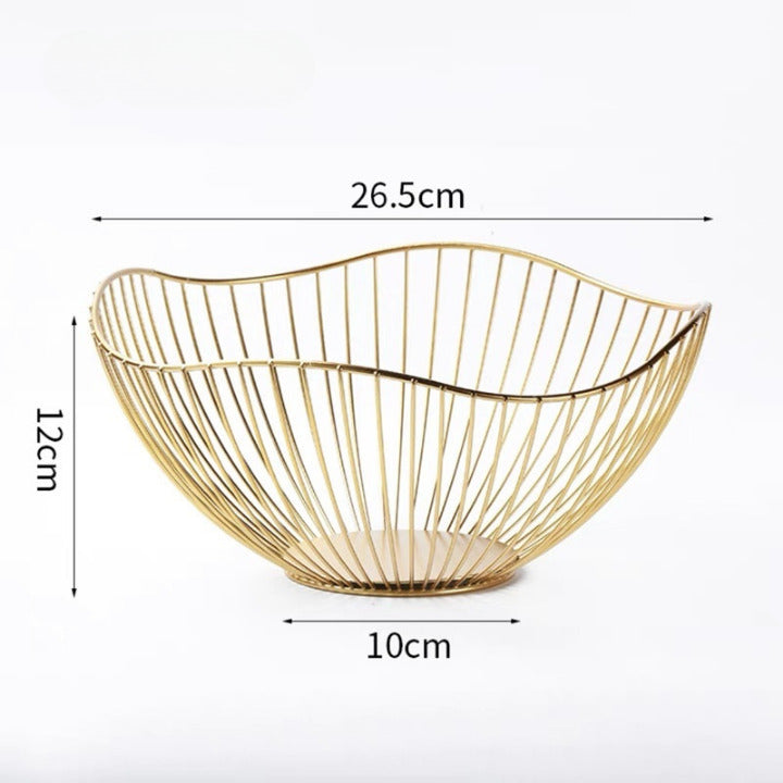 Fruteira de Mesa Moderna em Metal