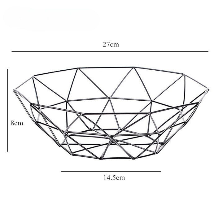 Fruteira de Mesa Moderna em Metal