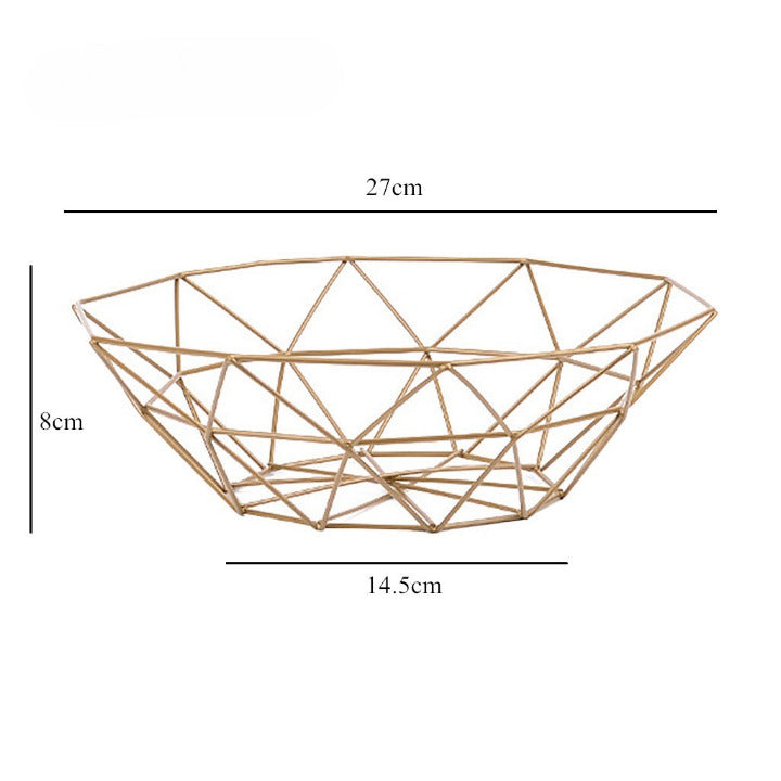 Fruteira de Mesa Moderna em Metal