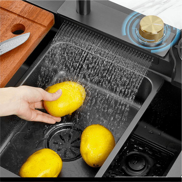 Pia Gourmet Smart Cascata para Cozinha - Kit Completo