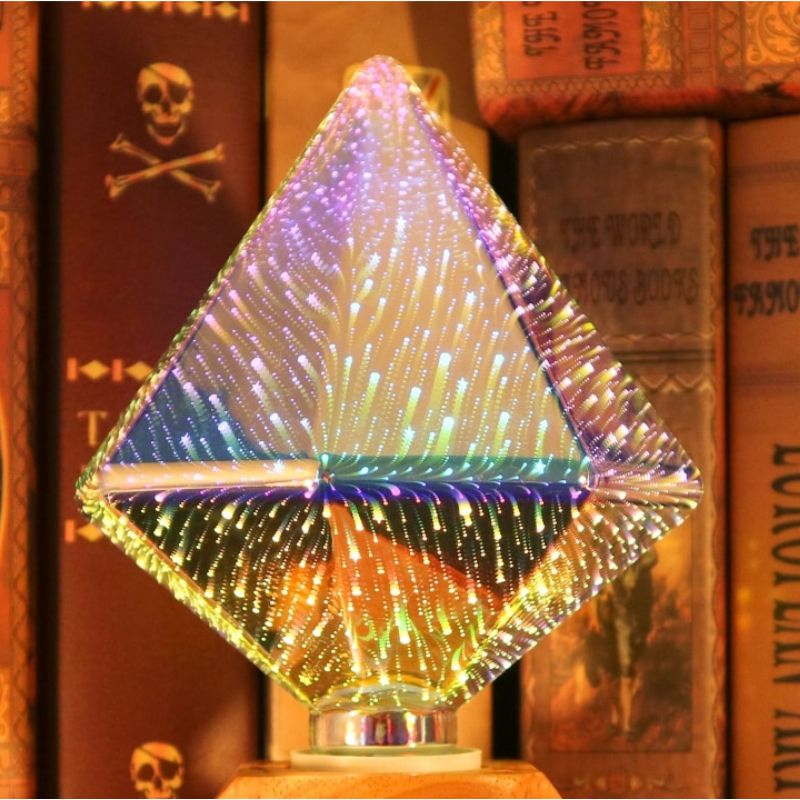 Lâmpadas decorativas formato de coração efeito 3d