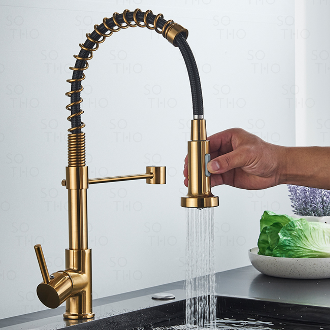 Torneira de Cozinha Misturadora Monocomando com Rotação Em 360º - 04 Cores Disponíveis