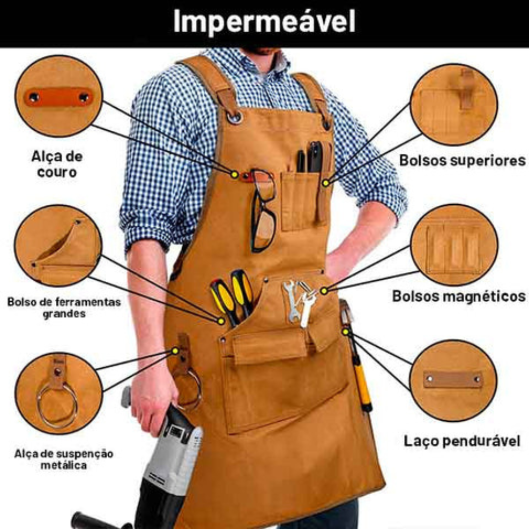 Avental Impermeável Multifuncional