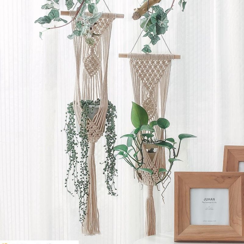 Suporte de plantas boho