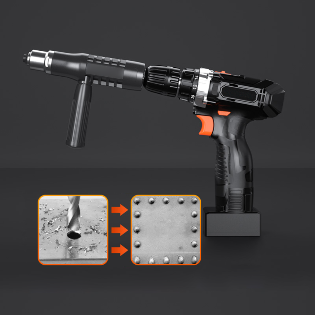 Rebitadeira Profissional Quick Fixer Kit Completo