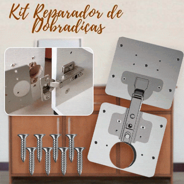 Reparador de Dobradiças | Kit Completo