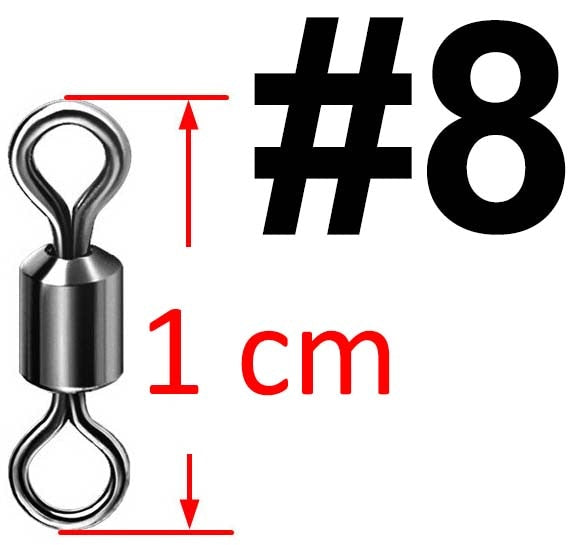 Kit 50 Unidades Girador com Rolamento de Aço Inoxidável