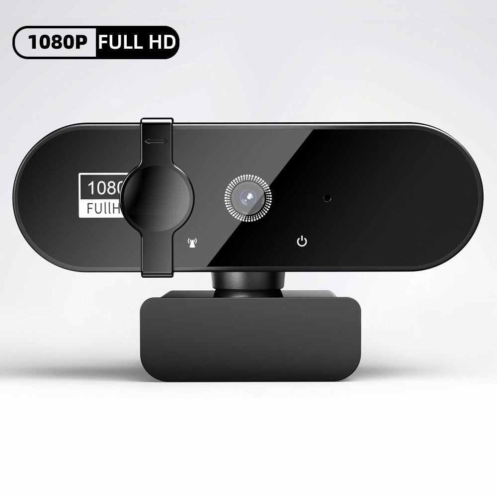 Webcam Profissional 1080P 4K USB com Microfone HD PC Notebook