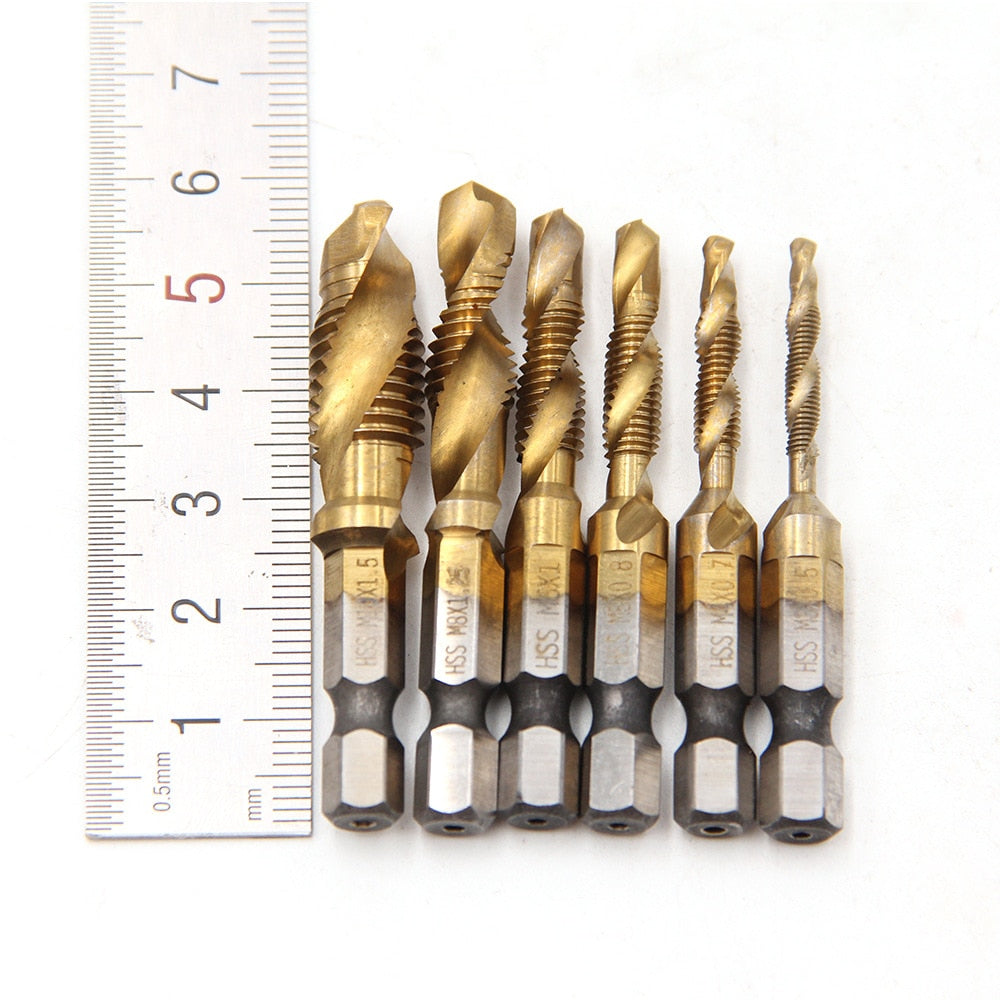 Brocas titanium | kit completo (2 em 1)