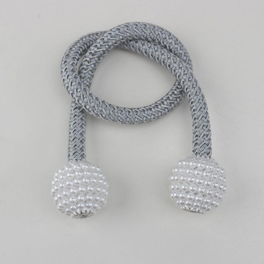 Anél de Cortina Magnética Decorativa - Pérola
