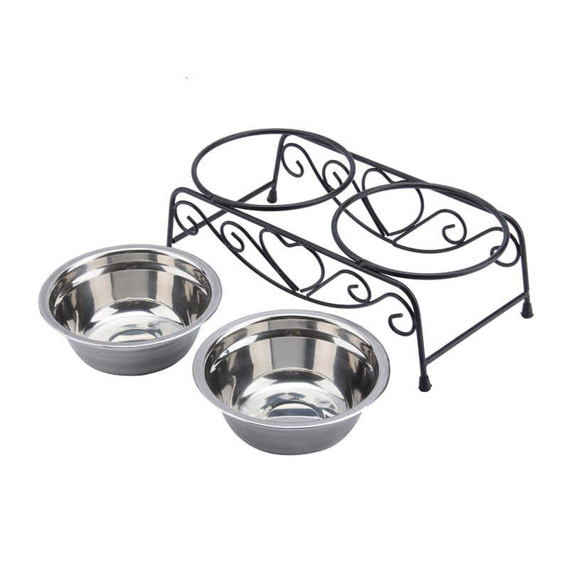 Tigela Dupla Aço Inox Tonia