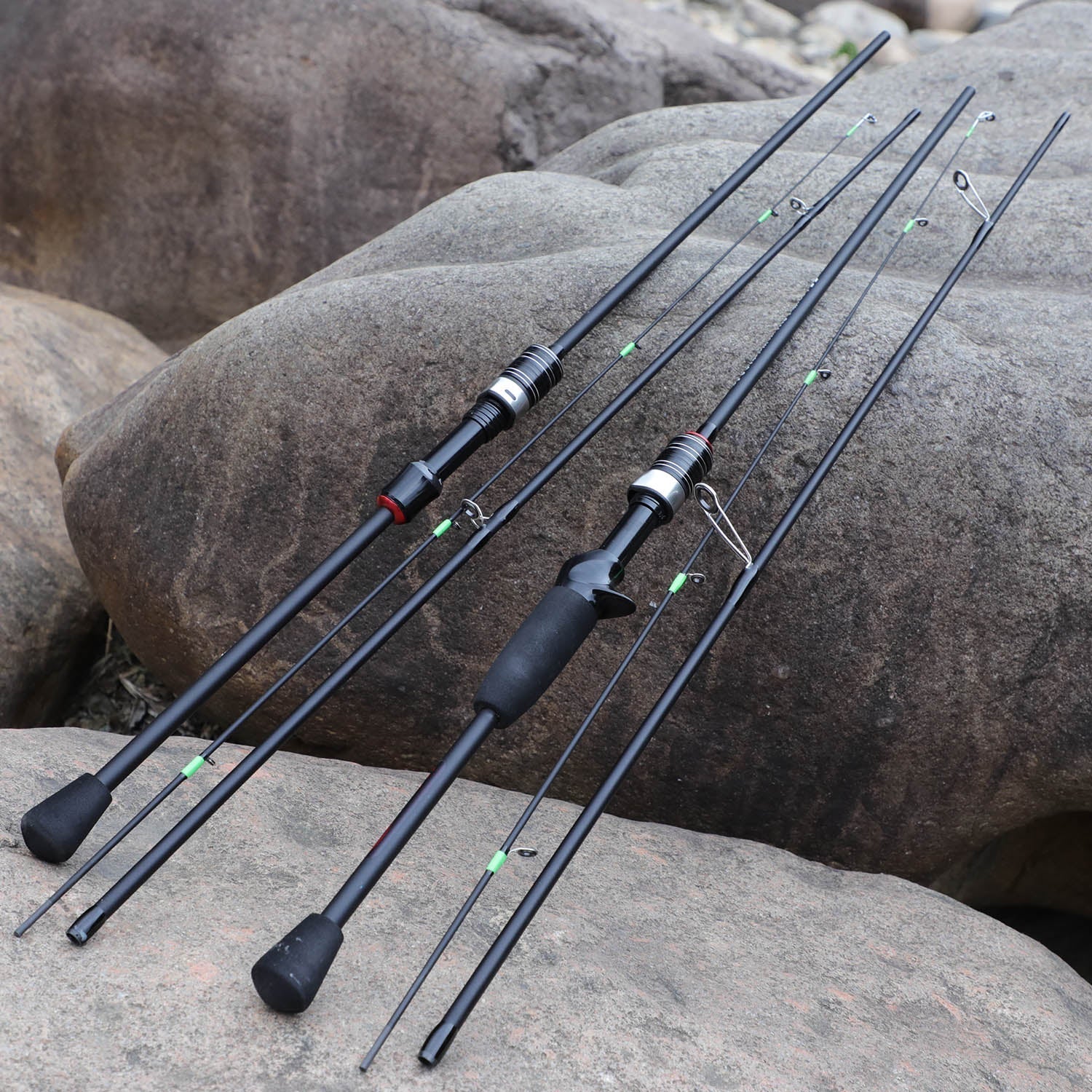 Vara de Pesca Para Carretilha ou Molinete Fibra de Carbono 1.8 m
