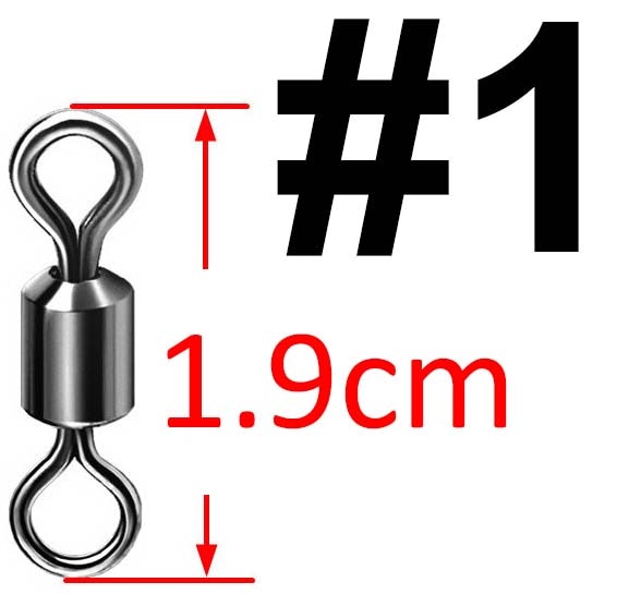 Kit 50 Unidades Girador com Rolamento de Aço Inoxidável