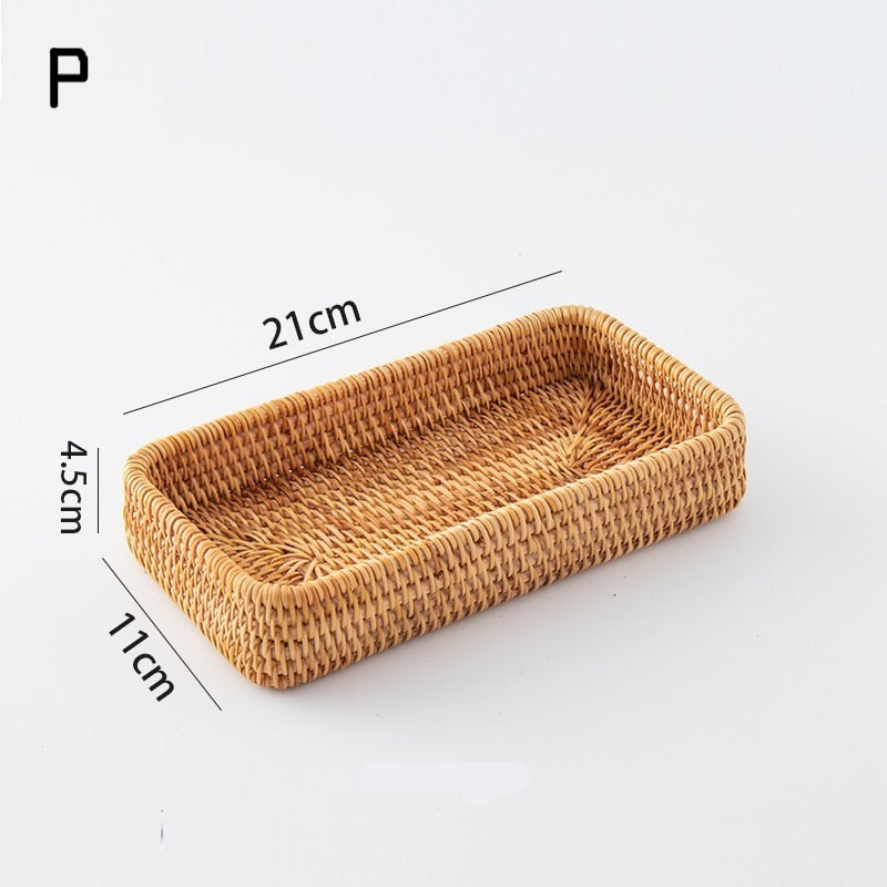 Bandeja de Palha em Rattan