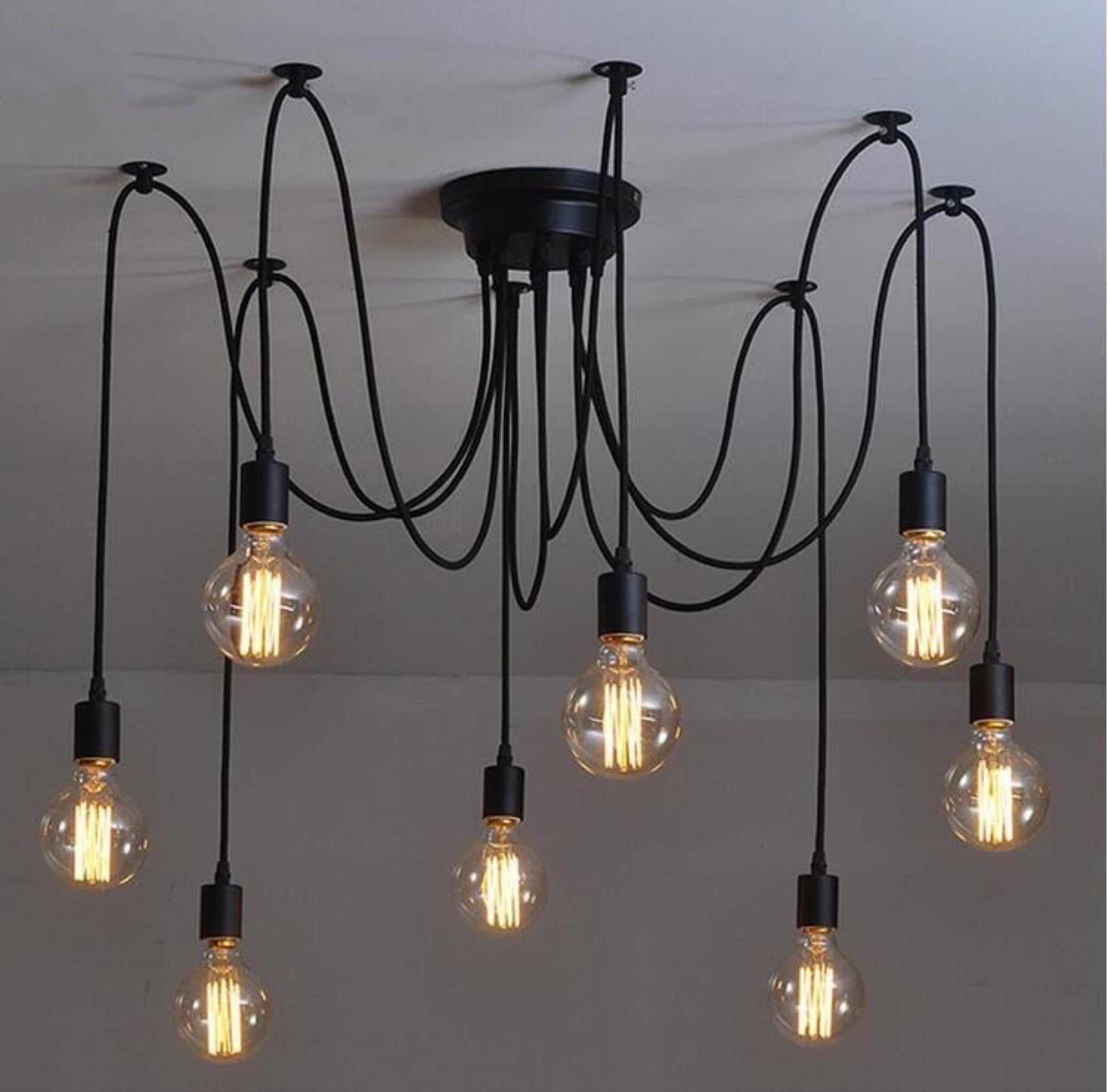 Lustre Aranha Retrô Bivolt Fácil Instalação