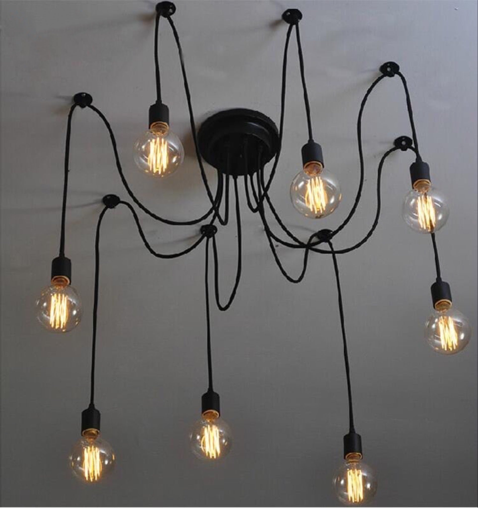 Lustre Aranha Retrô Bivolt Fácil Instalação