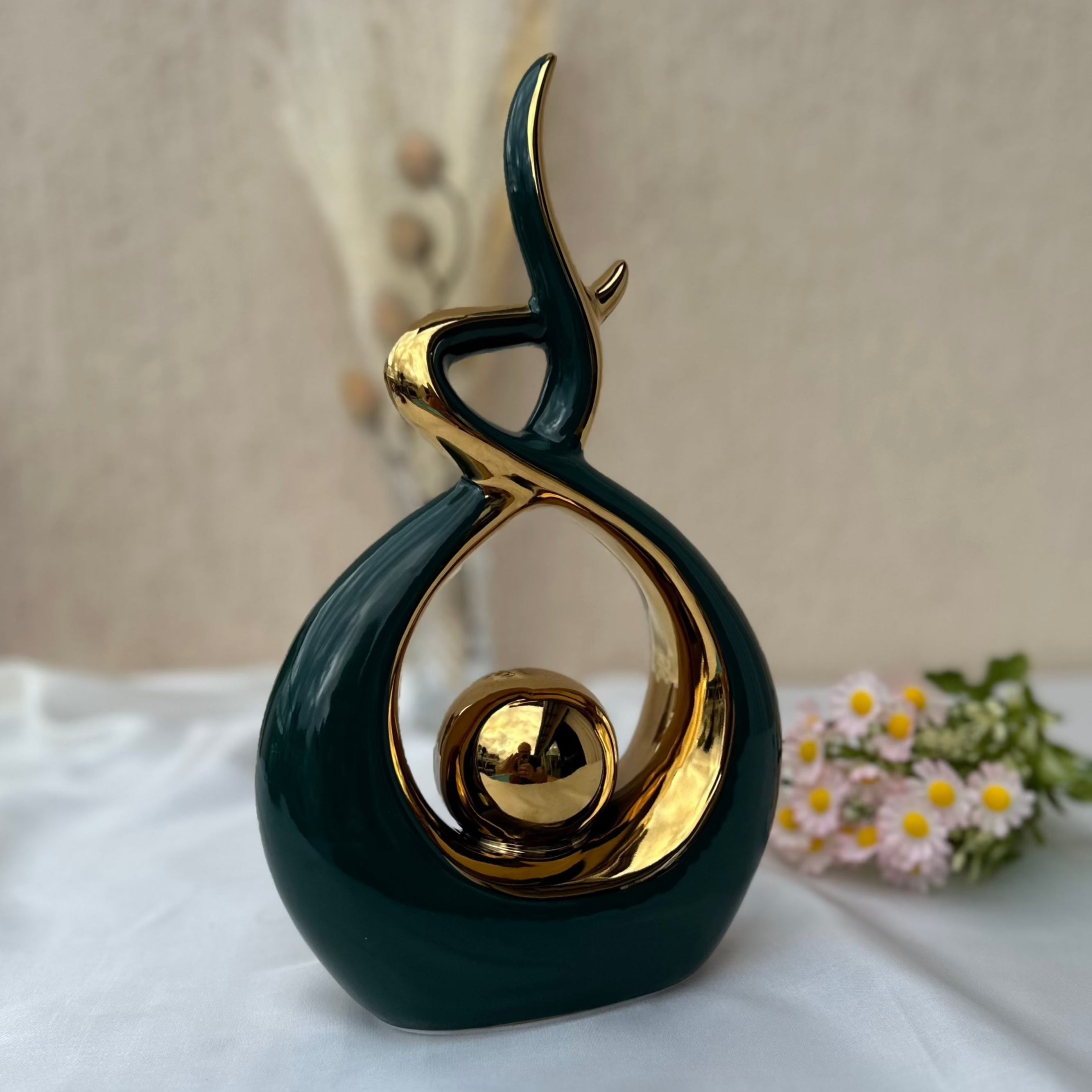 Escultura em Cerâmica As Chamas Permanentes