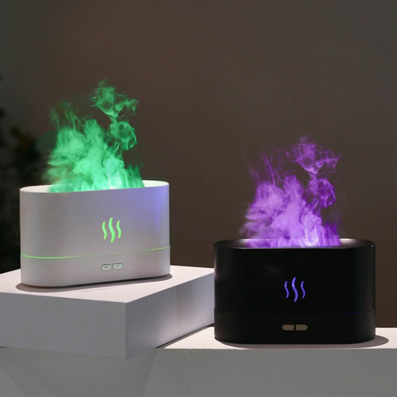 Umidificador de ar chamas rgb