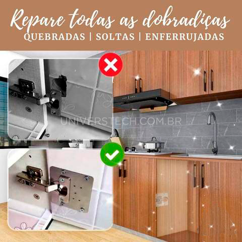 Reparador de Dobradiças | Kit Completo