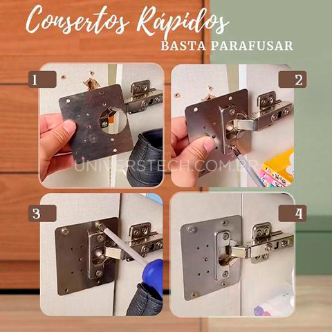 Reparador de Dobradiças | Kit Completo
