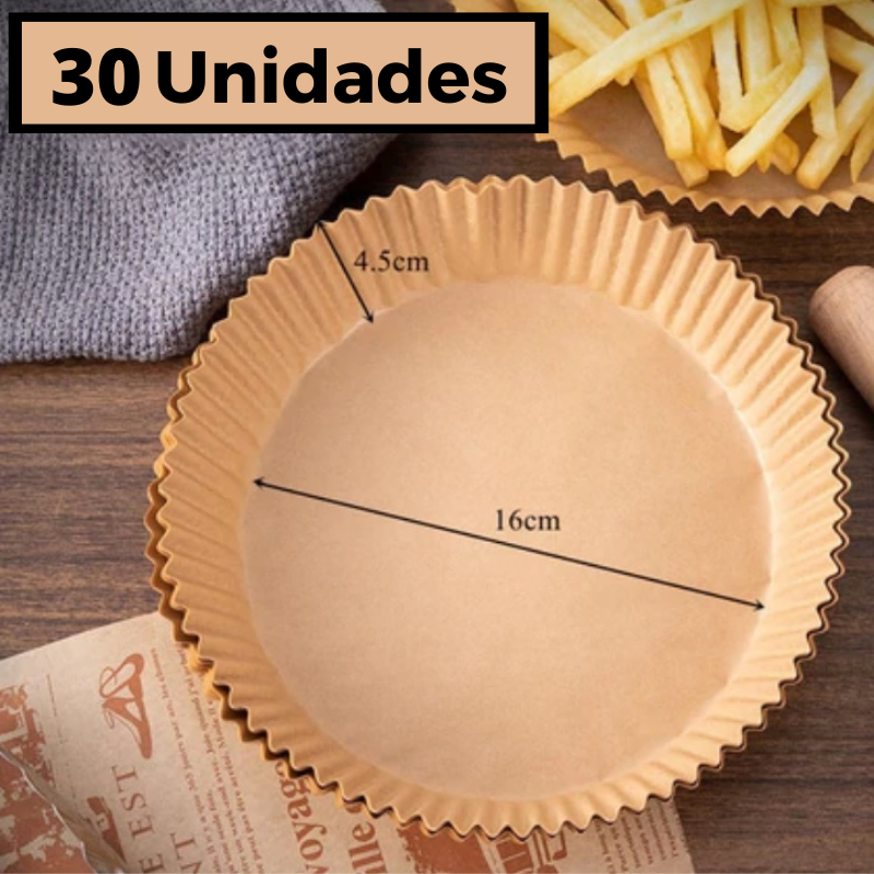 Forro de Papel à Prova de Óleo para Air Fryer