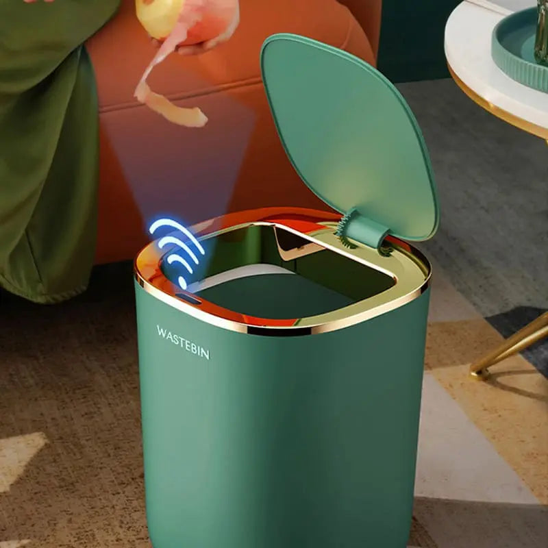 Lixeira para Cozinha Automática Colorida