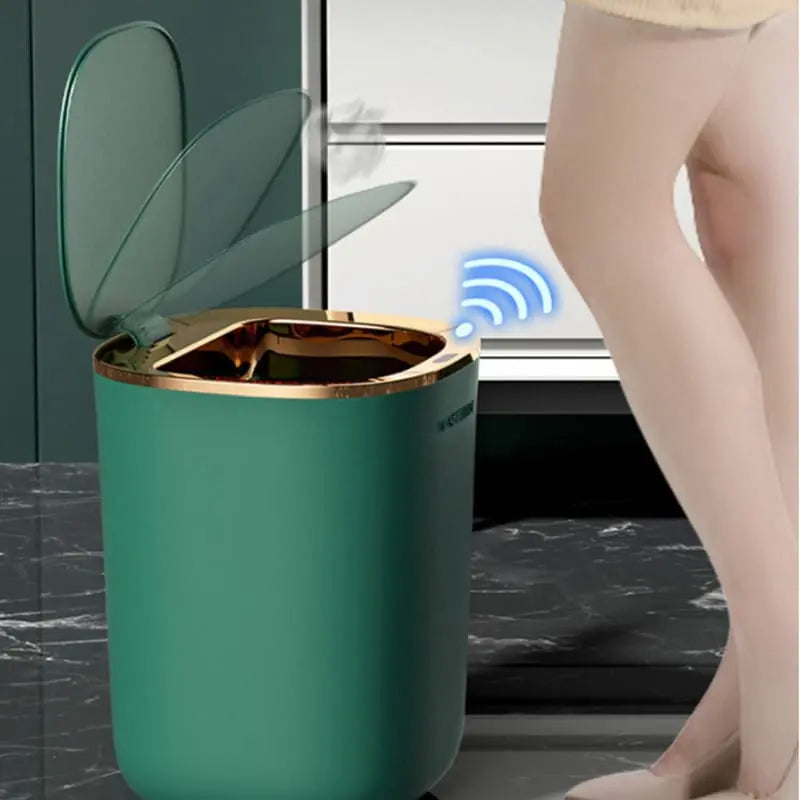 Lixeira para Cozinha Automática Colorida