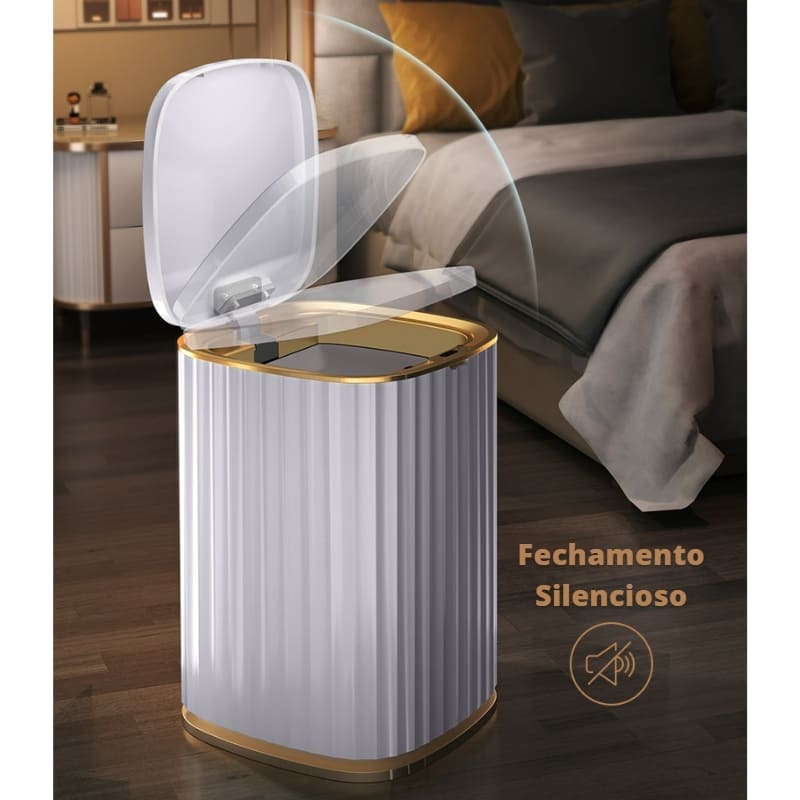 Lixeira Inteligente com Sensor de Movimento para Banheiro