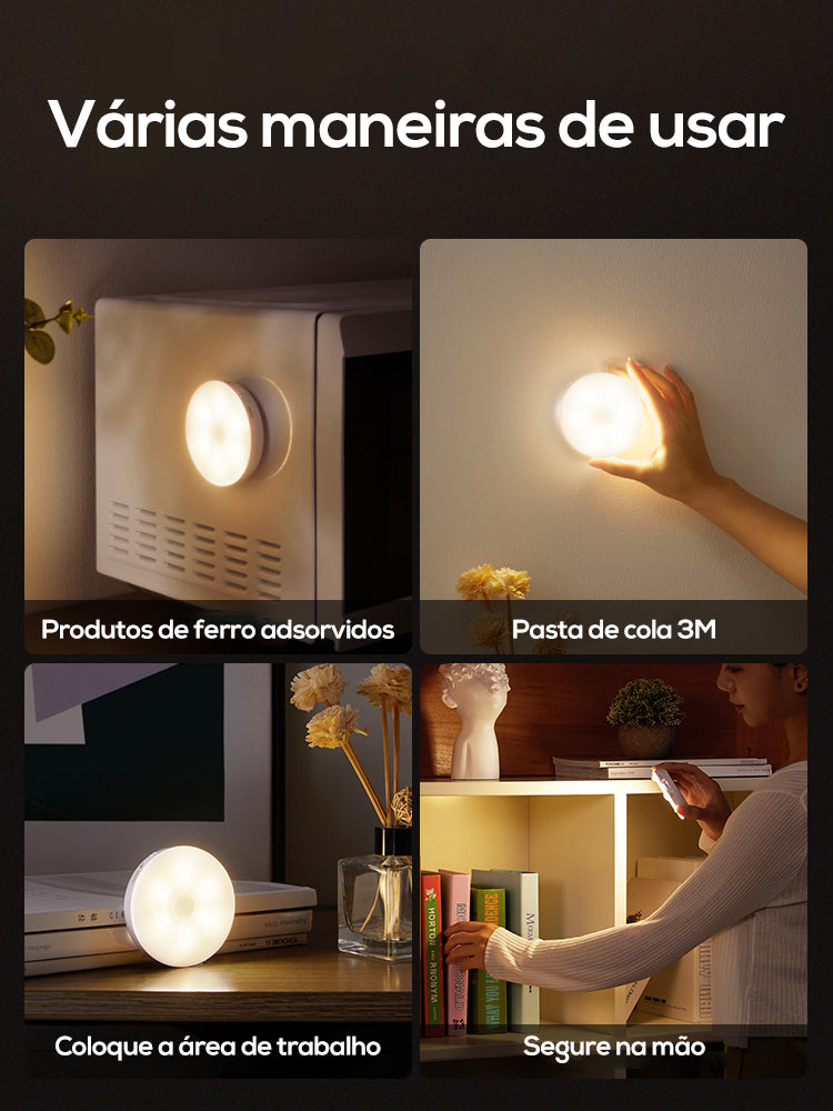 LED Inteligente com Sensor de Movimento e Presença Noturno  USB - LightStick