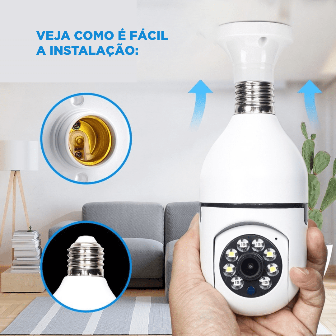 Câmera De Segurança Full HD | Wi-Fi Inteligente