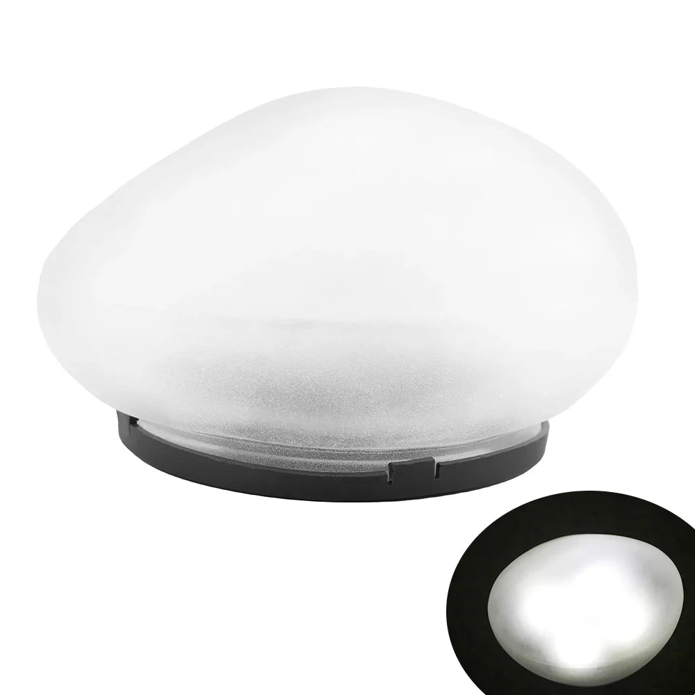 Pedra Iluminada Solar Decorativa