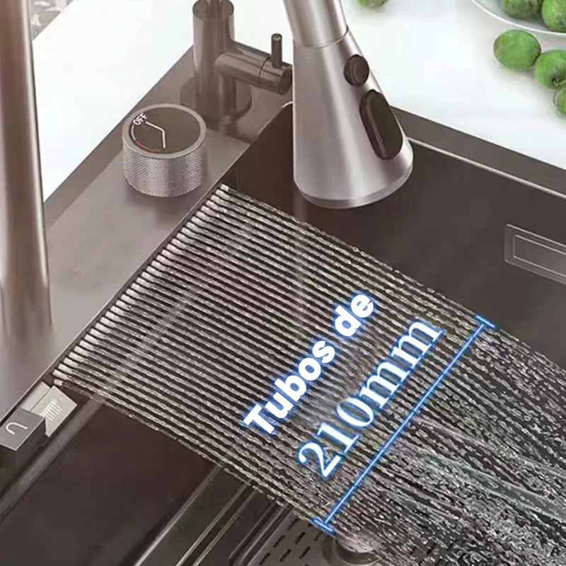 Pia Gourmet Smart Cascata para Cozinha - Kit Completo