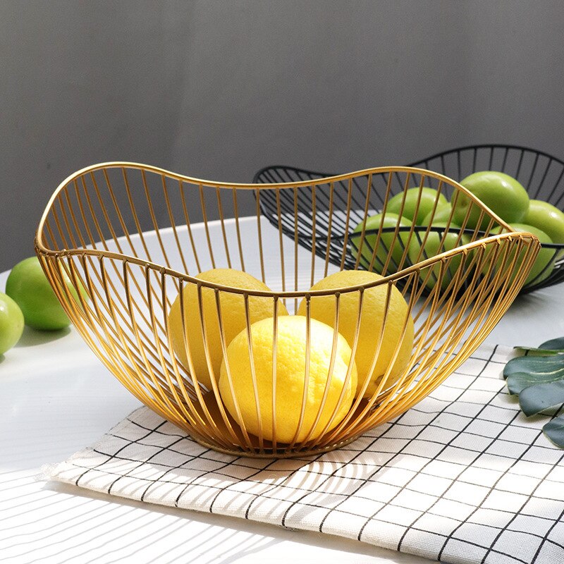 Fruteira de Mesa Moderna em Metal