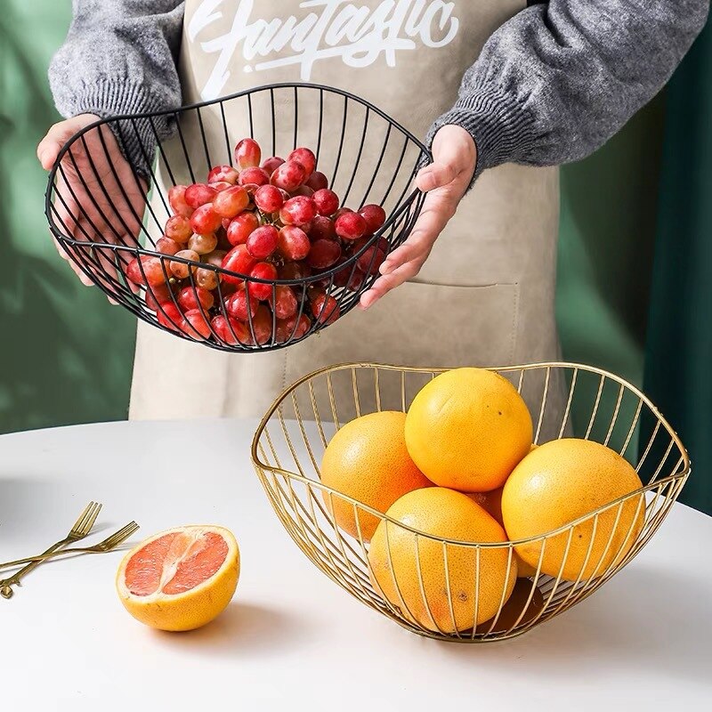 Fruteira de Mesa Moderna em Metal