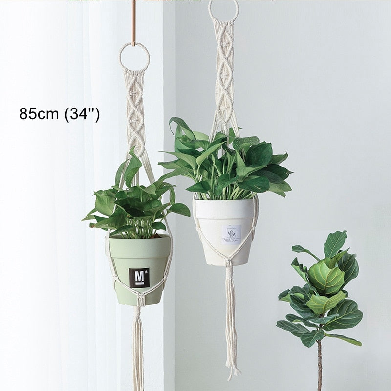 Suporte de plantas boho