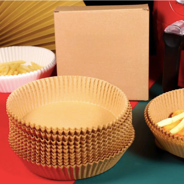 Forro de Papel à Prova de Óleo para Air Fryer