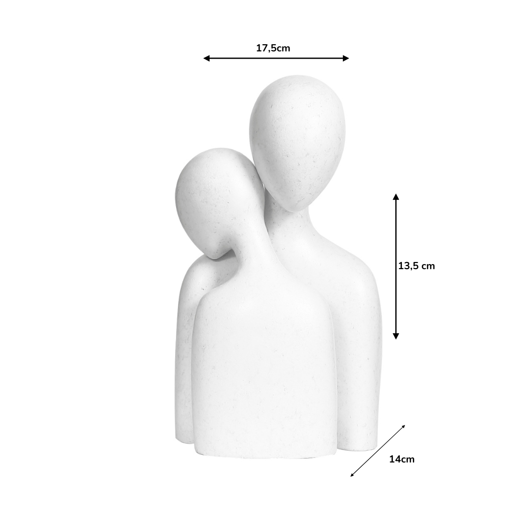 Companheiros Eternos: Escultura em Resina