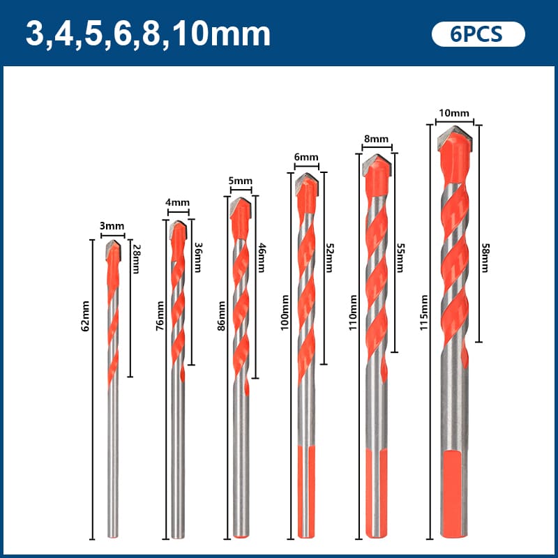 Brocas Diamantada Profissional | Kit Completo