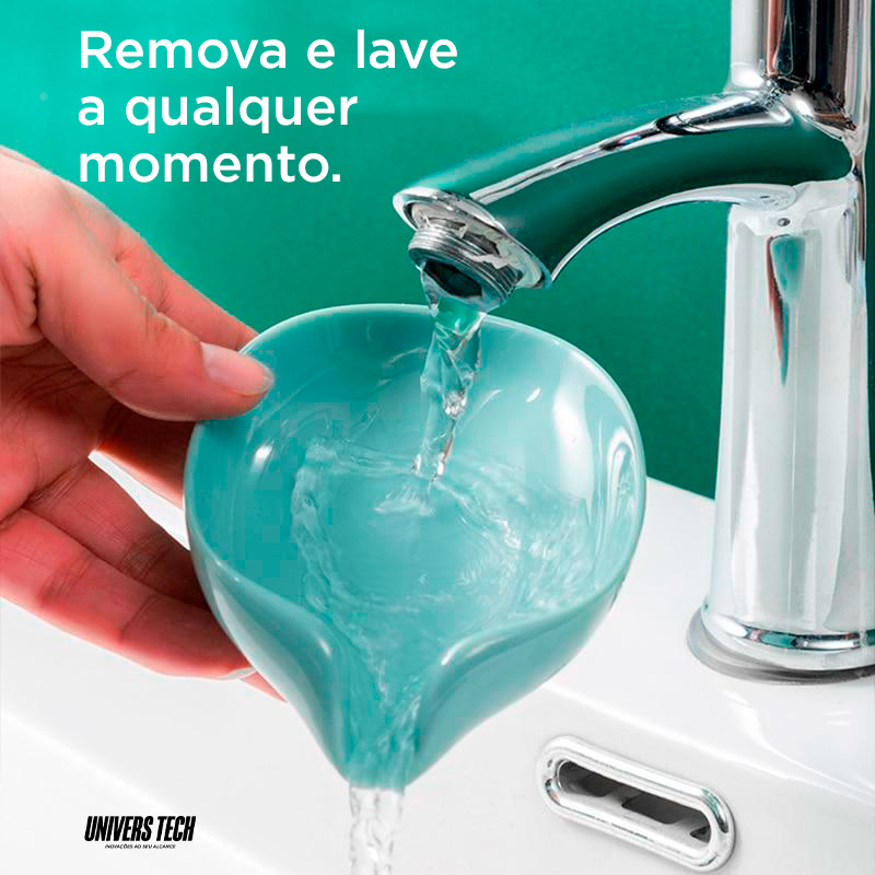 Saboneteira com Drenagem de Água