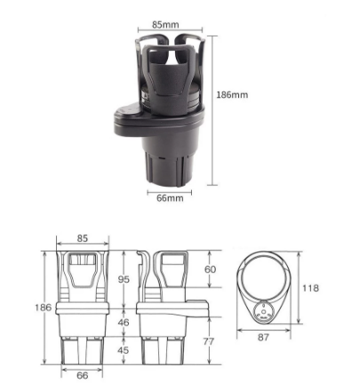 Porta Copos Multifuncional Para Carro