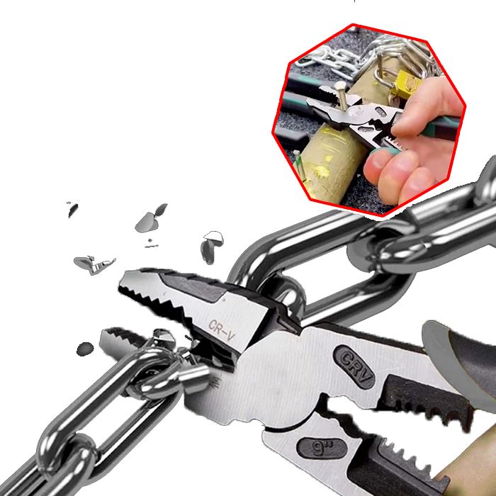 Alicate Titanium Corta Tudo Profissional Multifuncional - Max Metal™